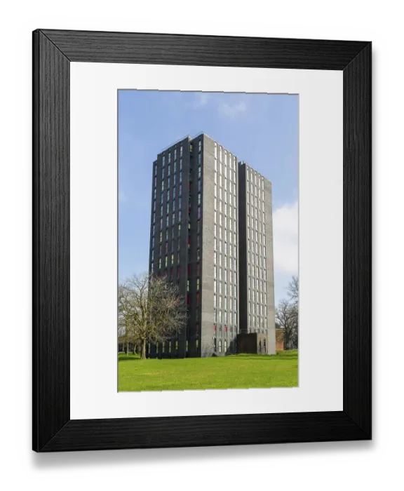 Framed Print : High rise towers, South Towers