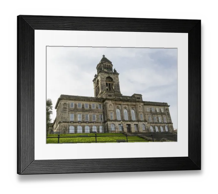 Framed Print : Town hall building, Wallasey, Wirral Peninsula Framed Print : Town hall building, Wallasey, Wirral Peninsula