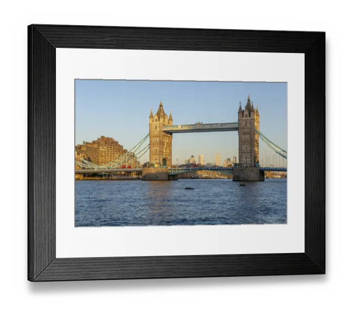 Framed Print : Tower Bridge in sunshine at dusk Framed Print : Tower Bridge in sunshine at dusk