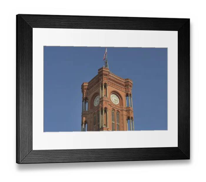 Framed Print : Rotes Rathaus, Rathausstrasse, Mitte Framed Print : Rotes Rathaus, Rathausstrasse, Mitte