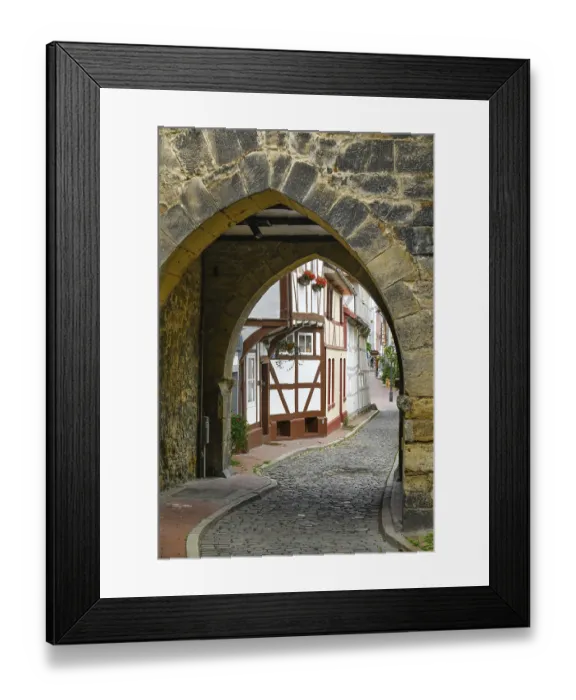 Framed Print : City gate in the Kehrwiedertum
