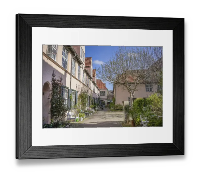 Framed Print : Fuechtings Hof, Glockengiesserstrasse