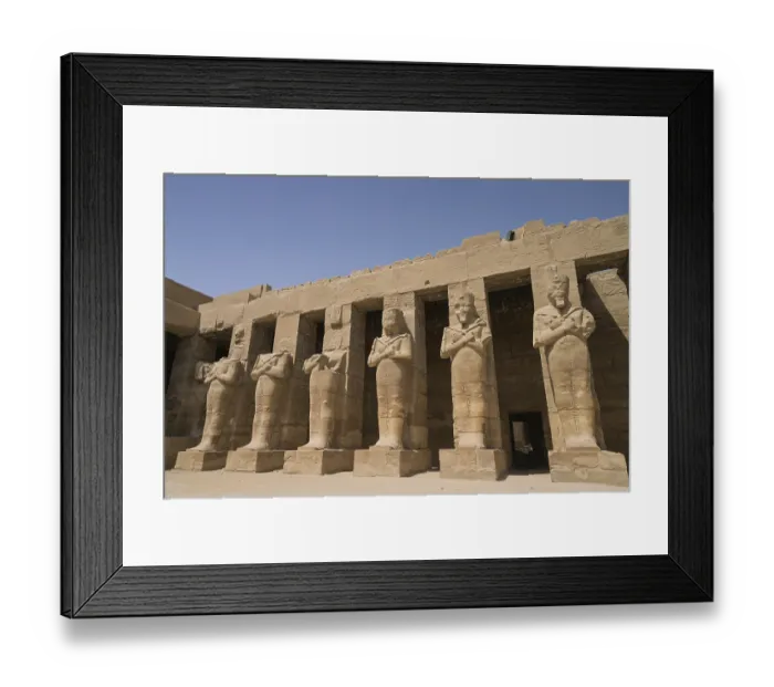 Framed Print : Temple of Ramses III, Karnak Temple