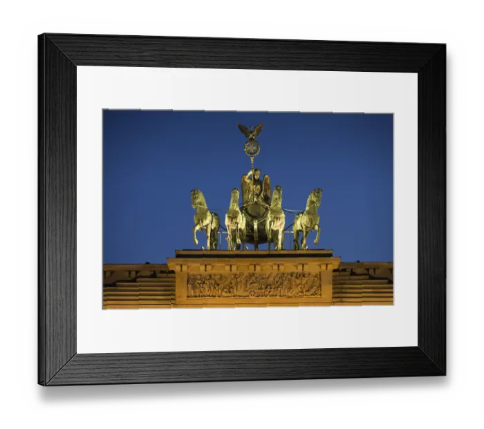 Framed Print : Quadriga, Brandenburg Gate, Pariser Platz Framed Print : Quadriga, Brandenburg Gate, Pariser Platz