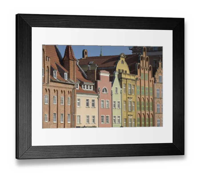 Framed Print : Old buildings, facades, Powroznicza Framed Print : Old buildings, facades, Powroznicza