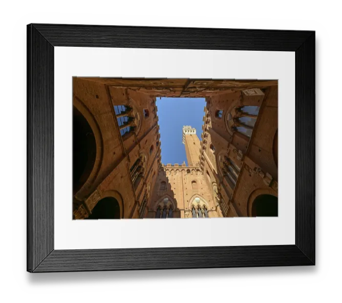 Framed Print : Europe, Tuscany, Siena, Palazzo Pubblico Framed Print : Europe, Tuscany, Siena, Palazzo Pubblico