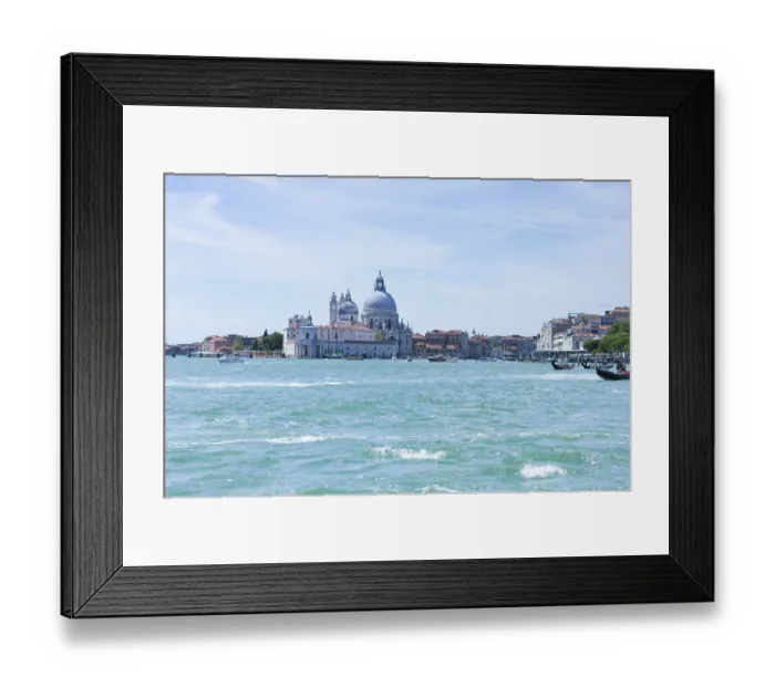 Framed Print : View of santa maria della salute