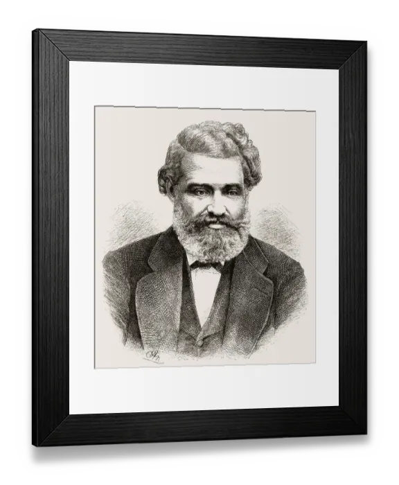 Framed Print : Louis Favre, 1826 - 1879 Framed Print : Louis Favre, 1826 - 1879