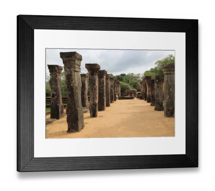 Framed Print : Council Chamber, Island Park, UNESCO World Heritage Site