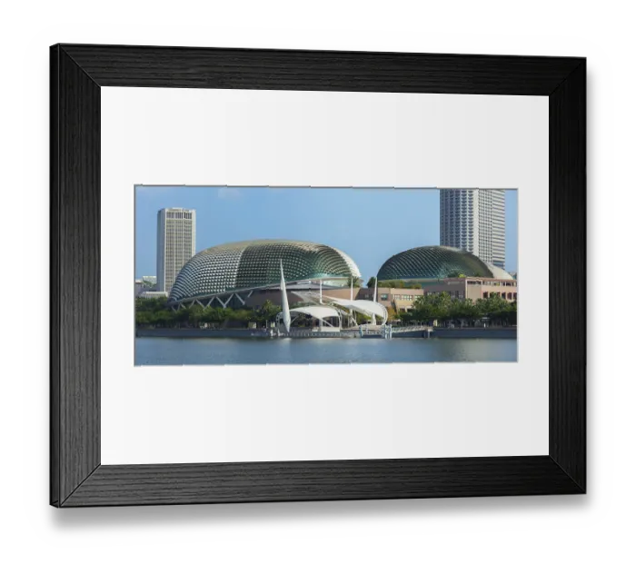 Framed Print : SINGAPORE, MAY 8: Esplanade a Theatres on the Bay concert hall (also nicknamed Durian) at Waterfront Framed Print : SINGAPORE, MAY 8: Esplanade a Theatres on the Bay concert hall (also nicknamed Durian) at Waterfront