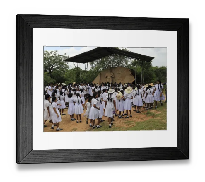 Framed Print : UNESCO World Heritage Site, the ancient city of Polonnaruwa