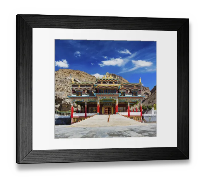 Framed Print : Buddhist monastery in Kaza. Spiti Valley Framed Print : Buddhist monastery in Kaza. Spiti Valley