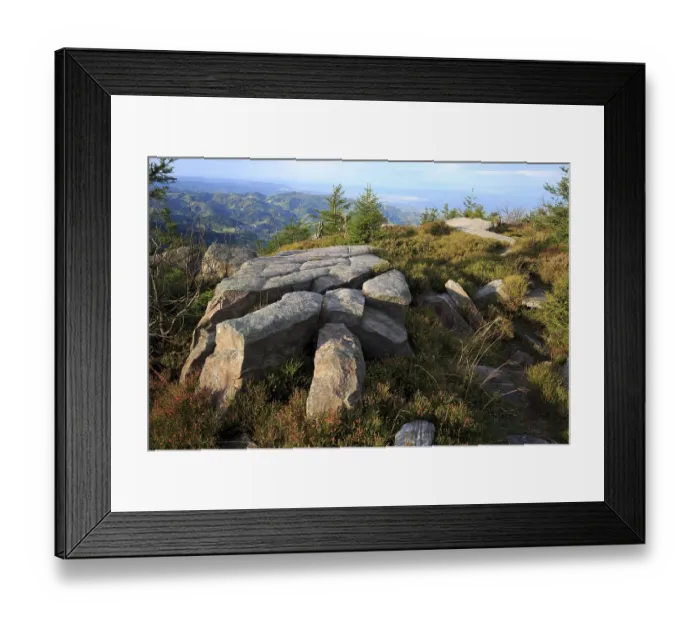 Framed Print : Black Forest National Park, Rocks