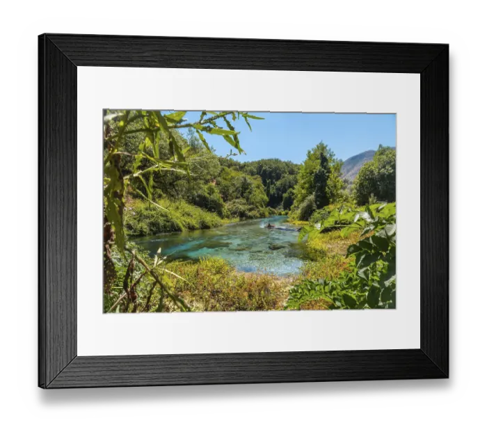 Framed Print : Beautiful landscape next to The Blue eye or Syri i kalter