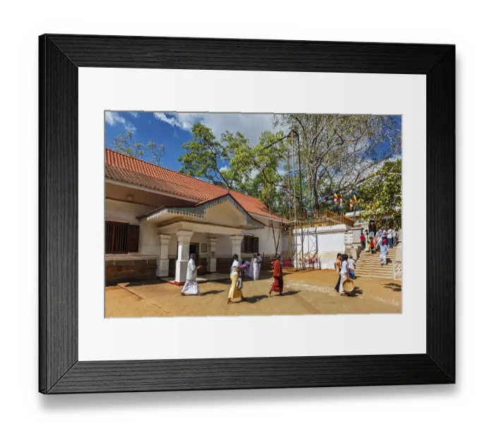 Framed Print : ANURADHAPURA, SRI LANKA, SEPTEMBER 26