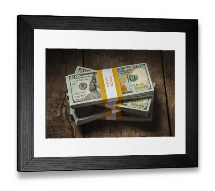 Framed Print : Creative business finance making money concept Framed Print : Creative business finance making money concept