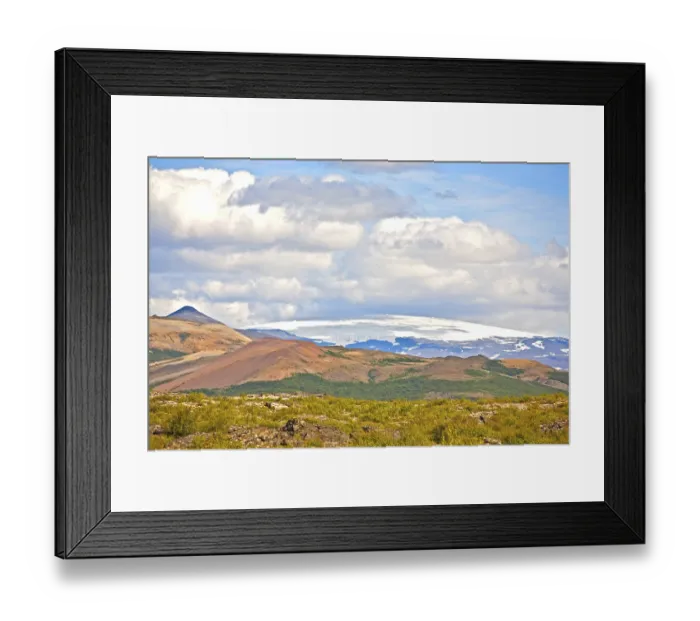Framed Print : Glacier, Mountain Landscape, Iceland, Europe Framed Print : Glacier, Mountain Landscape, Iceland, Europe