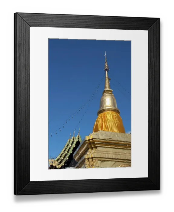 Framed Print : Wat Buak Khrok Luang, located in Ban Buak Khrok Luang Moo 1