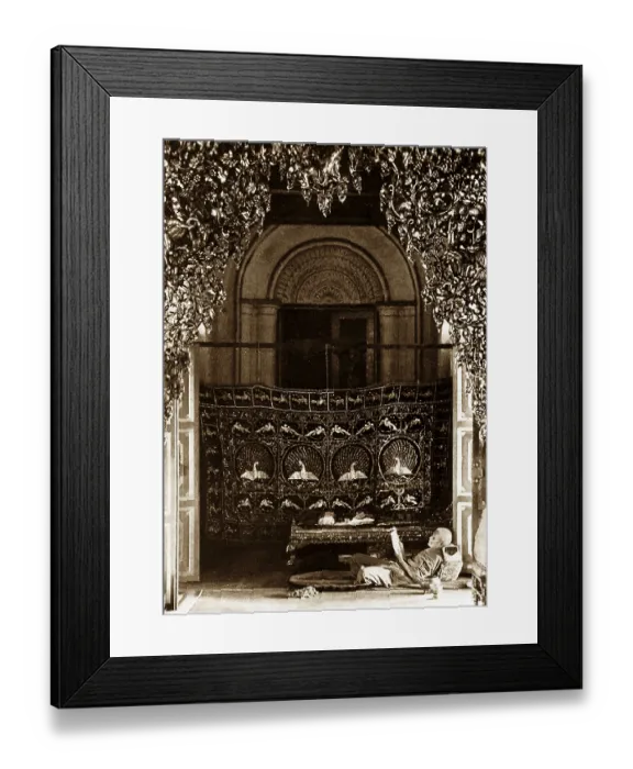 Framed Print : Buddhist monks collect alms-food prepared by devotees Framed Print : Buddhist monks collect alms-food prepared by devotees