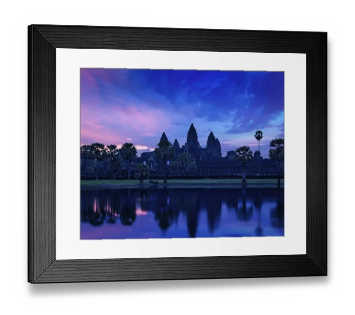 Framed Print : Angkor Wat, famous Cambodian landmark Framed Print : Angkor Wat, famous Cambodian landmark