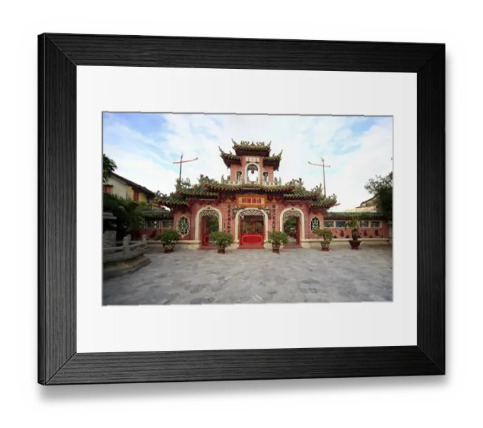 Framed Print : Quan cong Temple in Hoi An, Asia