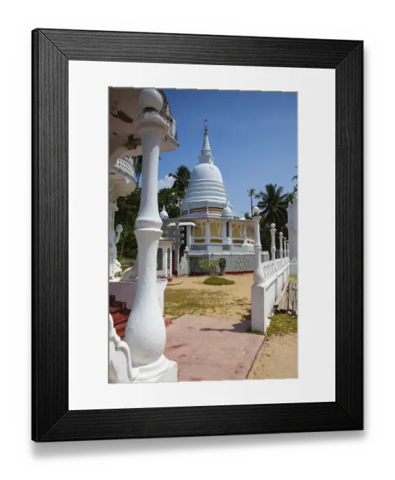 Framed Print : Old Buddhist temple complex of Sri Pushparama Maha Viharaya Framed Print : Old Buddhist temple complex of Sri Pushparama Maha Viharaya