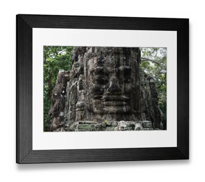 Framed Print : Buddhist gatekeepers, mystical