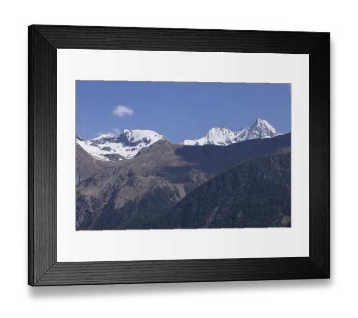 Framed Print : Landscape panorama, Kals am Grossglockner