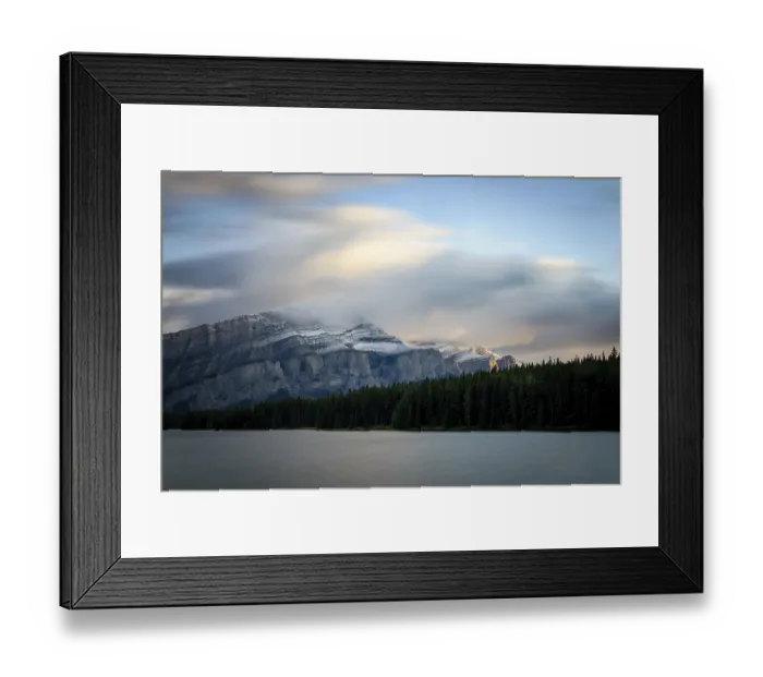 Framed Print : Banff National Park Mount Rundle in sunrise Framed Print : Banff National Park Mount Rundle in sunrise