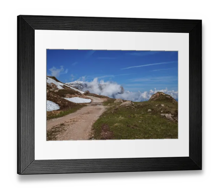 Framed Print : Panoramic view of the Alps in South Tyrol Framed Print : Panoramic view of the Alps in South Tyrol