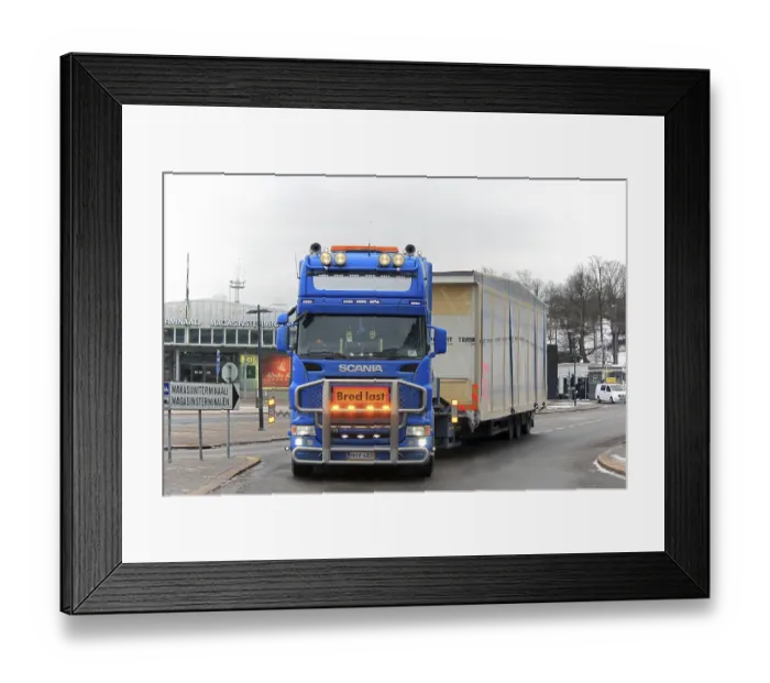 Framed Print : HELSINKI, FINLAND, JANUARY 16