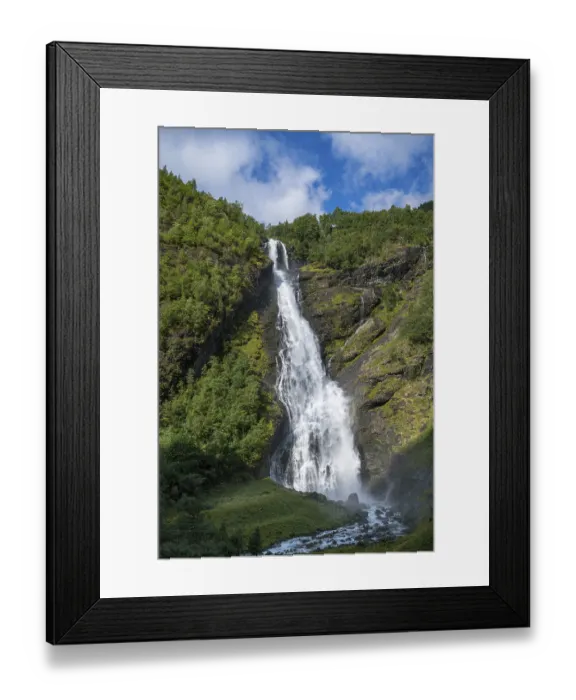 Framed Print : Advalsfossen Framed Print : Advalsfossen