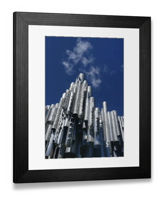 Framed Print : Sibelius Monument, Jean, Helsinki, Finland, Europe