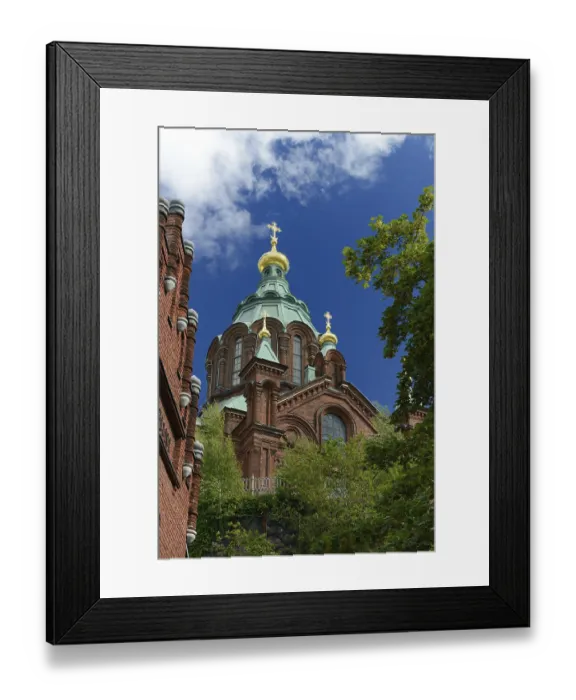 Framed Print : Russian Orthodox Uspenski Cathedral