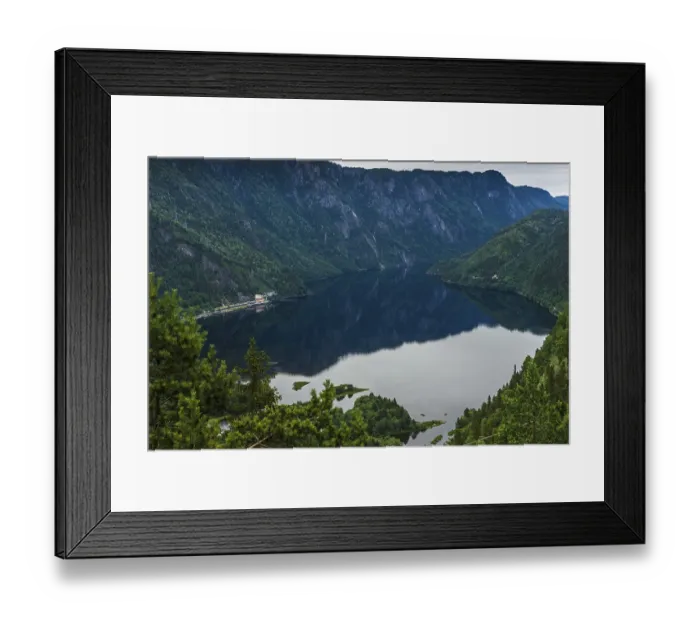 Framed Print : Landscape in the Setesdal in Norway in the summer time
