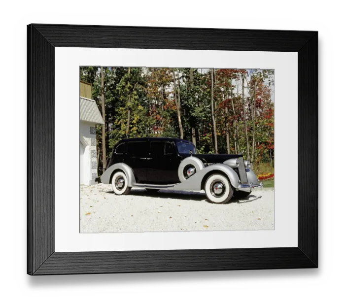 Framed Print : 1938 Packard Super 8