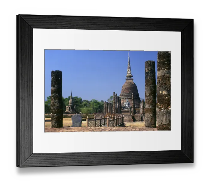 Framed Print : Sukhothai, which literally means Dawn of Happiness Framed Print : Sukhothai, which literally means Dawn of Happiness