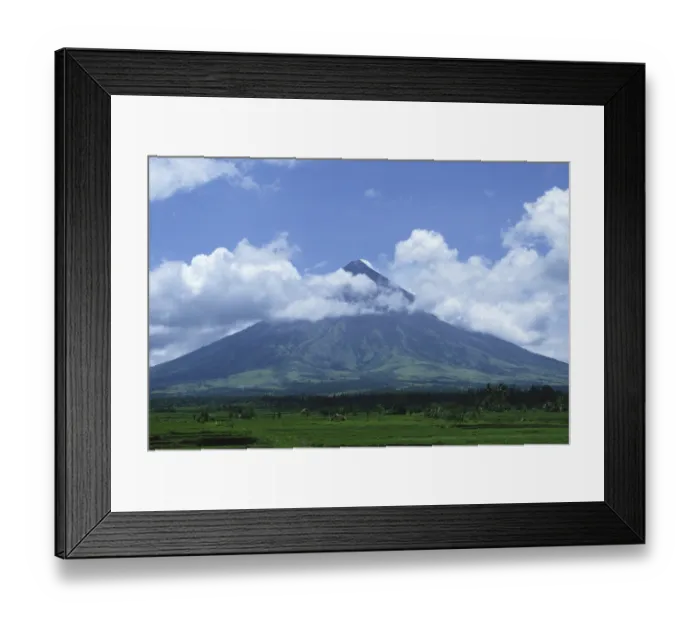 Framed Print : Mayon Volcano