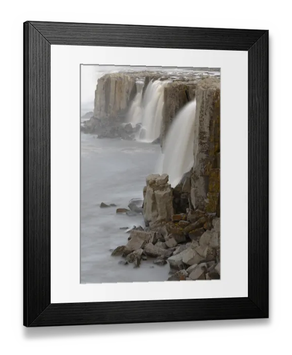 Framed Print : Waterfall Selfoss near Dettifoss Framed Print : Waterfall Selfoss near Dettifoss