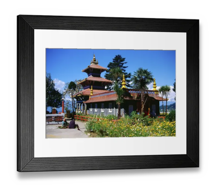 Framed Print : Dhirdham temple, Darjeeling, West Bengal Framed Print : Dhirdham temple, Darjeeling, West Bengal