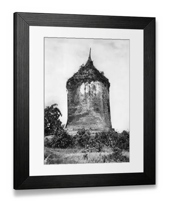 Framed Print : Legend attributes the first Buddhist doctrine in Burma to 228 BCE when Sohn Uttar Sthavira