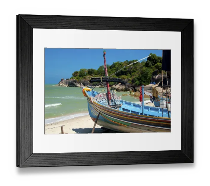 Framed Print : Along mainly the east coast of peninsular Thailand