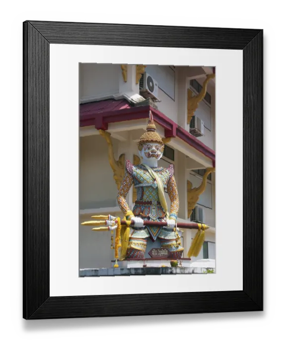 Framed Print : Yaksha is the name of a broad class of nature-spirits