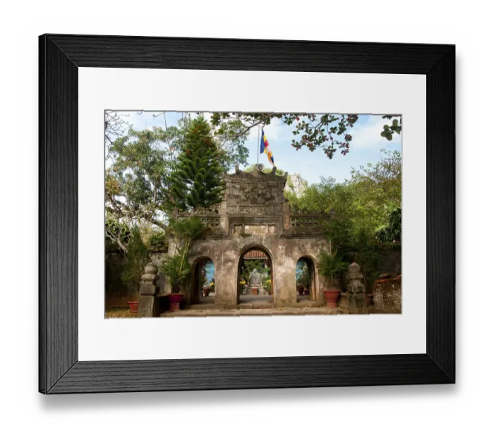 Framed Print : The Marble Mountains, about 7km (4 miles) south of Danang