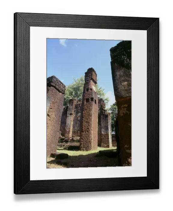 Framed Print : Kamphaeng Phet Historical Park in central Thailand was once part of the Sukhothai Kingdom that flourished in the 13th