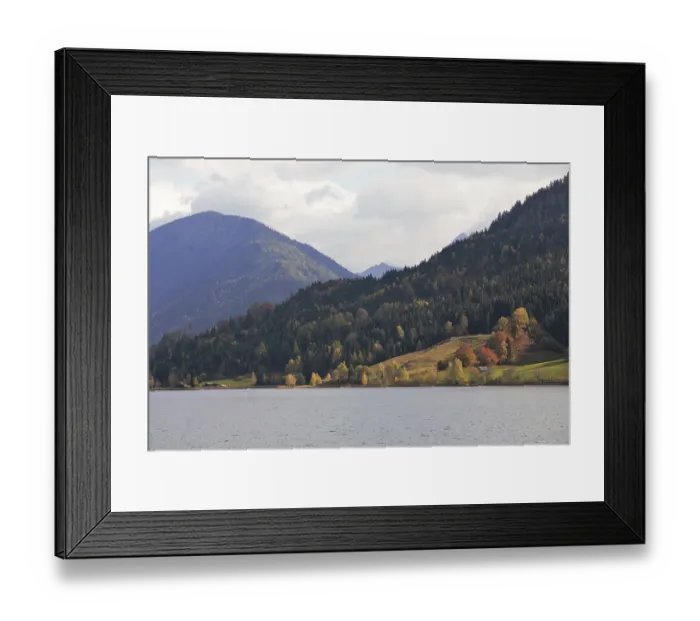 Framed Print : Lake Weissensee