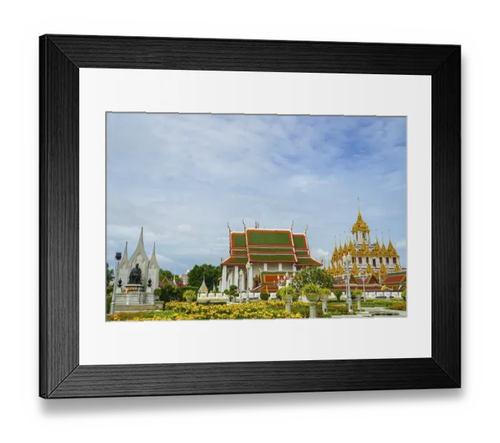 Framed Print : Wat Rachanadaramu Rohapurasato (Bangkok) Framed Print : Wat Rachanadaramu Rohapurasato (Bangkok)