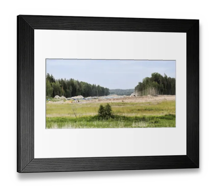 Framed Print : Construction of the Nord stream 2 gas pipeline Framed Print : Construction of the Nord stream 2 gas pipeline