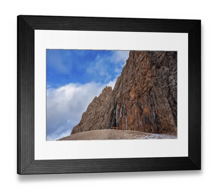 Framed Print : Langkofel mountain in the Dolomites in Italy Framed Print : Langkofel mountain in the Dolomites in Italy