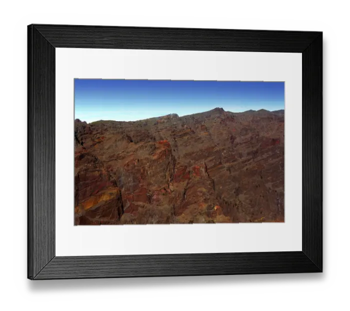 Framed Print : Caldera de Taburiente in Roque Muchachos at La Palma Canary Island Framed Print : Caldera de Taburiente in Roque Muchachos at La Palma Canary Island